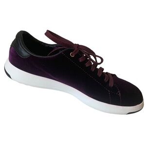 Cole Haan Grandpro Tennis Malbec Purple Velvet Lightweight Sneakers Women’s Sz 7